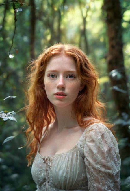 <lora:SDXL_FILM_PHOTOGRAPHY_STYLE_BetaV0.4:1>, award winning nature photography, cinematic photo award-winning photo of a beautiful stshpo girl, redhead, stunningly beautiful, masterpiece, ultra high quality, ethereal, awe beauty, volumetric Romantic lighting, petzval lens, 8k, tonemapped, by Stefan Gesell, detailed, by Viviane Sassen, by Oliver Wetter, by marat safin, cinematic  photorealistic, 8k uhd natural lighting, raw, rich, intricate details, key visual, atmospheric lighting, 35mm photograph, film, bokeh, professional, 4k, highly detailed . 35mm photograph, film, bokeh, professional, 4k, highly detailed