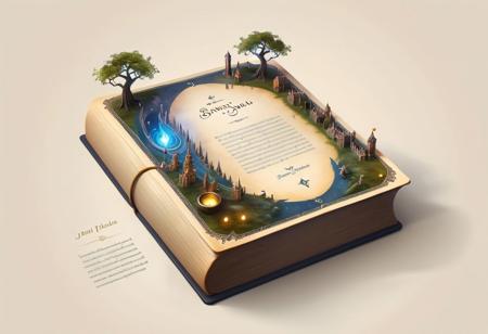 A realistic image of a fantastic landing page designed like an ancient enchanted book. A special font, resembling an ancient manuscript, gives a sense of authenticity. Spectacular vector illustrations of magical creatures, breathtaking landscapes and fantastic architecture decorate the page. Micro-interactive animations give life to the page, like a light flickering of light on top of the writing or a gentle movement of magical creatures. A special soundtrack, combining classical music with sounds from the fantastic world, creates a magical and mysterious atmosphere. The title is written in a unique and attention-grabbing handwriting. The content is written in rich and imaginative language, using fantastic terms. The CTA button is designed like a magical gate, inviting the user to enter a new world. A registration form is integrated into an ancient book, where the user can enter his name and contact information. Responsive design adapted to any screen, while maintaining the fantastic atmosphere.
Text: "New style artificial intelligence, artistic photo creation"