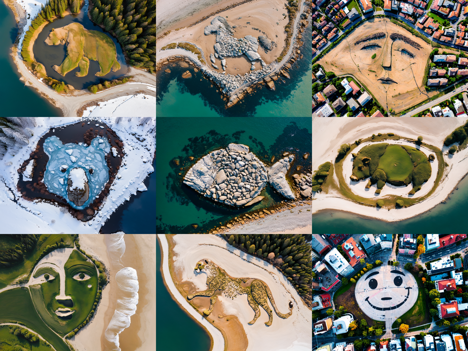 How to Create Realistic Aerial Land Art