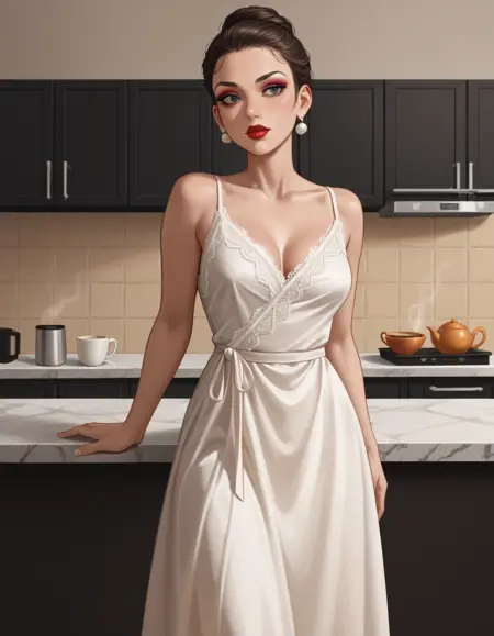 Wrap Dress | Nightgown PONY XL