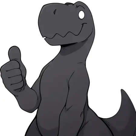 Lonely T-Rex / Google Chrome Dinosaur