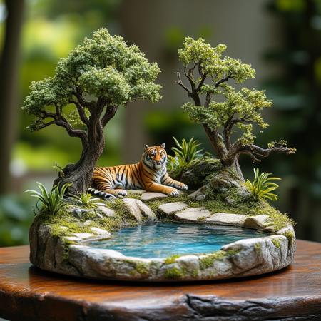 Miniature Diorama Flux Diorama FLUX