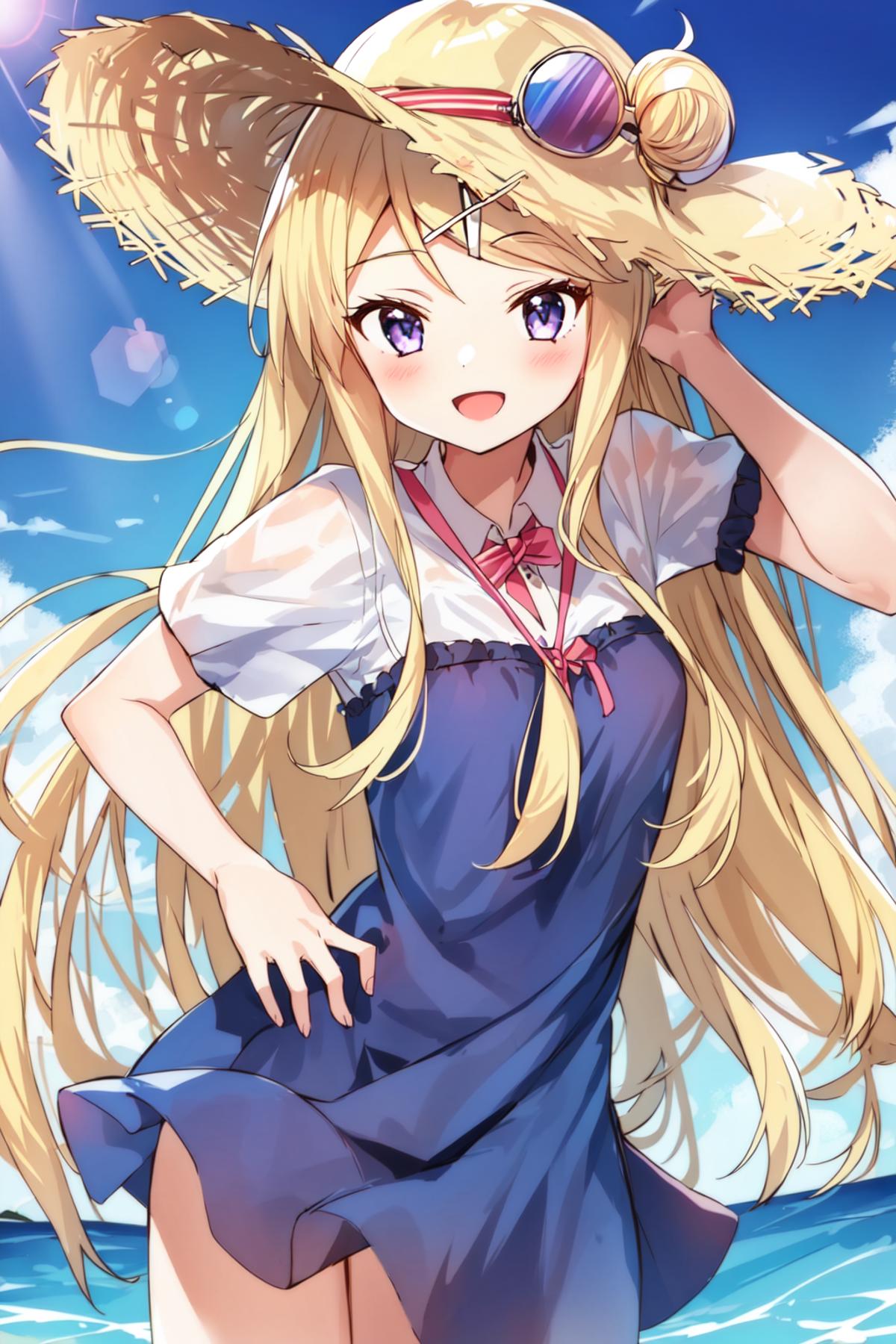 Kujo Karen (九条カレン) | Kiniro Mosaic image by AntonBorisovich