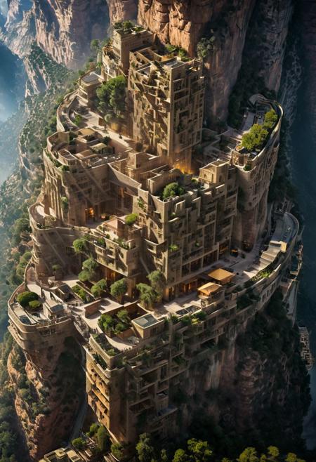 (The colonial city of the future, in the mist-filled Grand Canyon, on an unknown Earth-like planet, 2 moon on sky, Spaceship flight connects colonies, waterfulls:1.3), (Machu Picchu, a mountain settlement, incredibly spectacular:1.2), (Mario Botta:1.3), (avant-garde, future, reality, science fiction, photorealistic), (modern architecture:1.2), 
(Large Files, Ultra Realistic, 8K, 16k, FHD, HD, VFX, Perfect, Photography, composition, Architecture Sales Photography, Architecture Competition, Ultra High Resolution, Cinematography, High Resolution Image:1.1), (dramatic lighting, direct sunlight, ray tracing, clear shadow:1.2),  (real landscape:1.1), (blurred background:1.0), (urban background, more_details) ,
ac_neg1, great lighting, clear, hillscastel, extrusionbuilding, vertical
