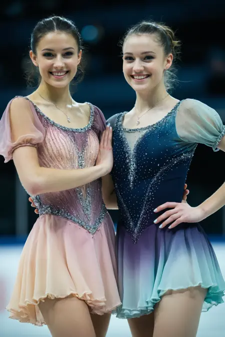Realistic Figure Skating Dress Style