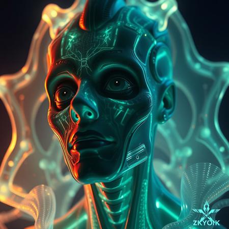 Masterpiece, a bioluminescence translucent plutonium/humanoid, 32k, 16k, 8k, cinematic art, realistic art, detail,