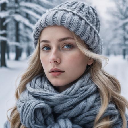Create a stunning 8K ultra-detailed image featuring a 23-year-old blonde German woman in a captivating winter scenario. Capture the essence of her beauty, the wintry atmosphere, and the cultural elements that reflect her German heritage. Pay attention to intricate details, such as frost-kissed landscapes, traditional winter clothing, and the subtle expressions that convey both warmth and the crisp chill of the season. This image should evoke a sense of charm, cultural richness, and the serene beauty of a winter day in Germany.