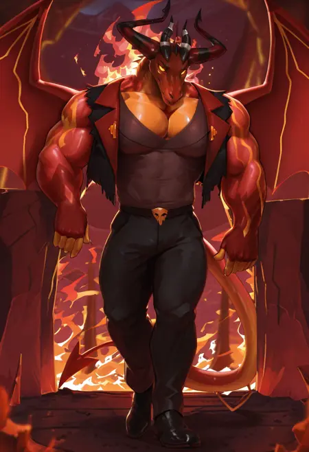 Satan (Helluva Boss) - [Furry}