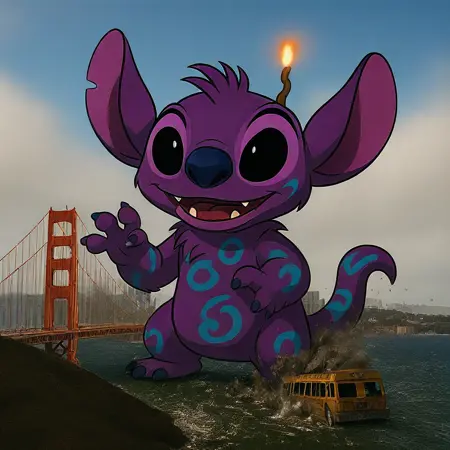 Macro Lilo & Stitch Style In Real Life (2002)