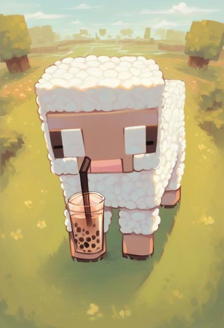 Minecraft Sheep Pony Diffusion v6