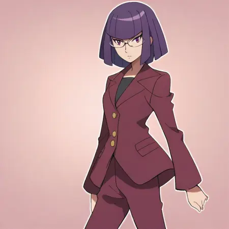 Matori (マトリ) aka Giovanni's secretary or Sakaki's secretary (サカキの秘書 ) Pokémon Anime (Illustrious)