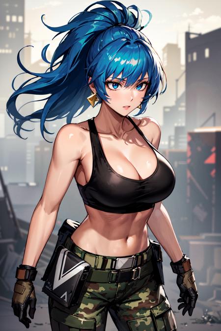 Leona Heidern レオナ・ハイデルン / The King of Fighters - AIEasyPic