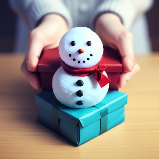 tiny snowman gift image by Liquidn2
