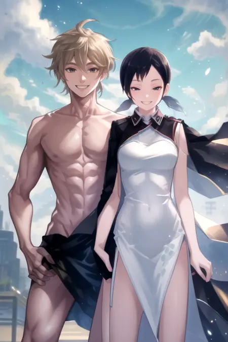 Adam x Fumi Kano (Record of Ragnarok x Devil Survivor)
