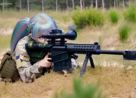 sniper type Barrett M82 .50 caliber