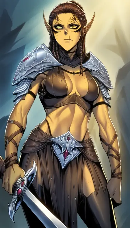 Lae'zel from Baldur's Gate 3 D&D IL
