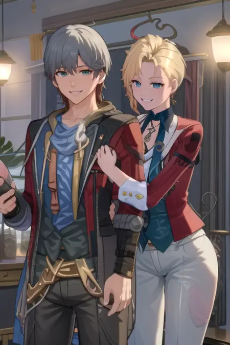 Caelus x Siobhan (Honkai Star Rail)