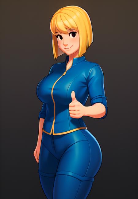 Arte AI: fallout4 vault lady por @user-1571324387565476287