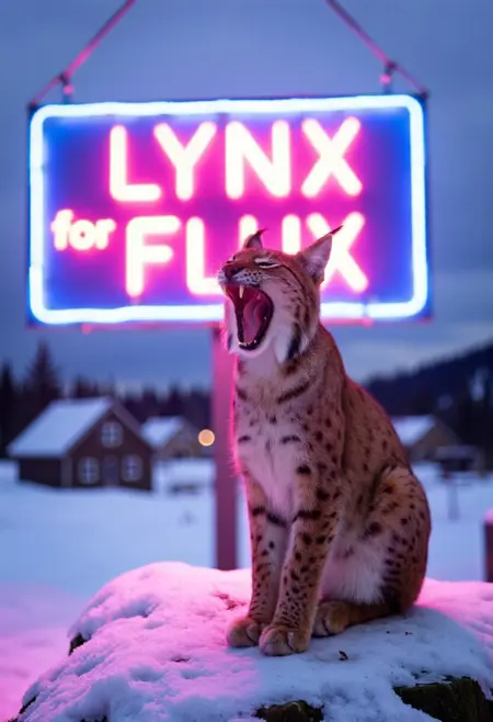 Eurasian Lynx lynx for FLUX - DEV