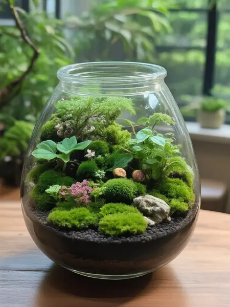 Mini Garden Terrarium QWEN 1.0