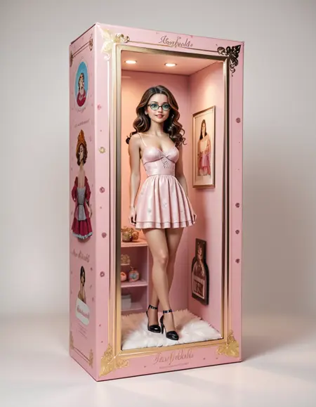 figurine display box pony