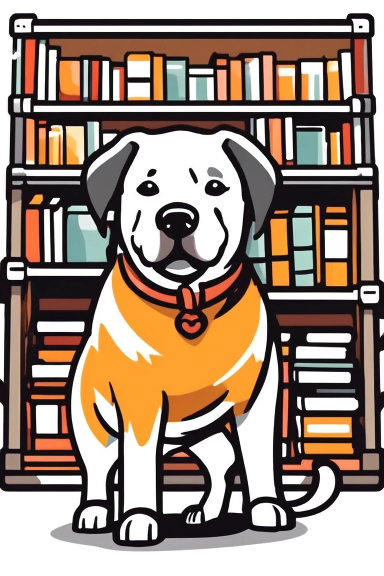 flvcil07_style__lora_style_07_vibrant_pulse_l3-x_flvcil07_style_1_,_dog__standing,___standard-bearer,_dazzling,__Old_bookstore_a_20240531_162809_m.e6bb9ea85b_se.19_st.20_c.7_768x1152.webp