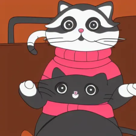 Pink-nosed Raccoon Girl (Kiff)