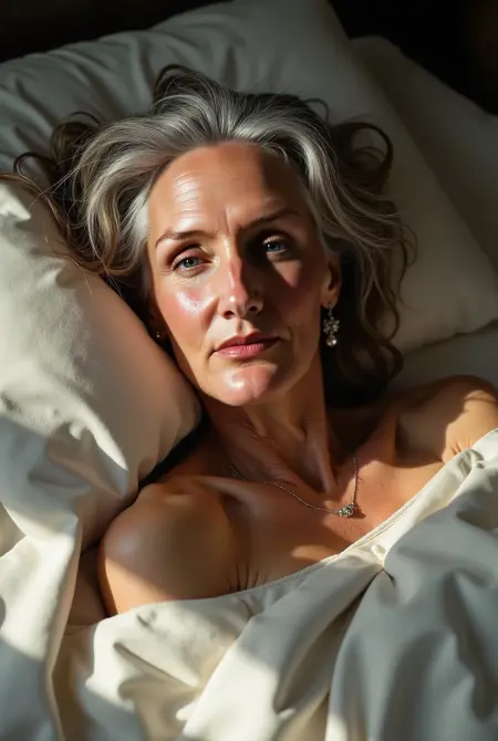 Astrid Foxx 🇳🇴 - Original Character | Very Mature Grey Haired Woman