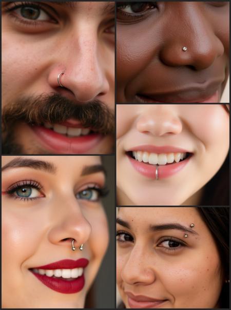 NosePiercing [Face Piercings] - Flux Nose Ring Right v1.0