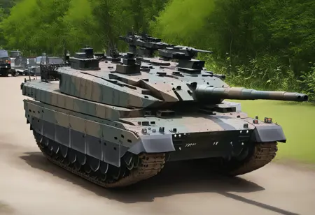 【習作】10式戦車／【practice】Type 10 tank