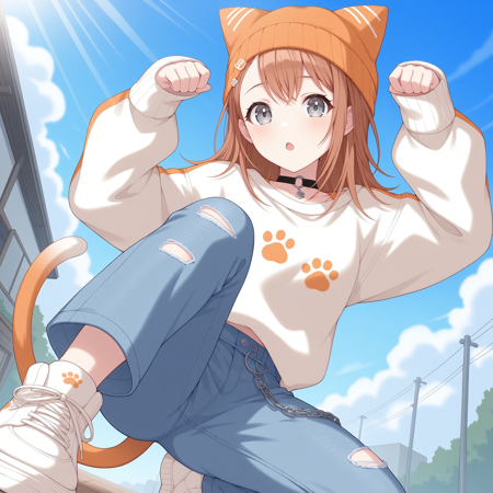 Red Tabby (Hanasato Minori) / Project SEKAI IllustriousXL