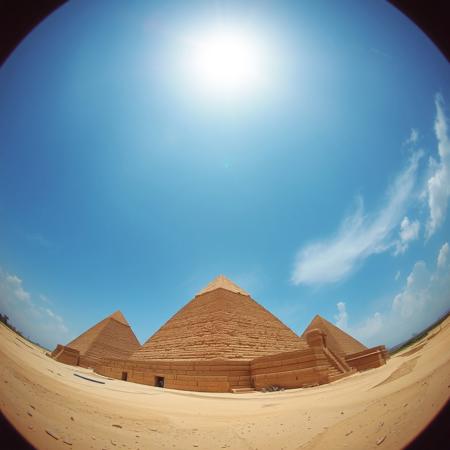 the pyramids of egypt fisheye lens fx,fele