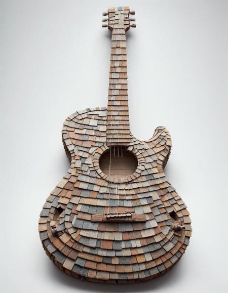 guitar made of mad-shingles <lora:Shingles_SDXL:1>