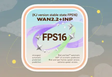 (KJ version stable state FPS16) WAN2.2+INP strongest automatic prediction of first and last frames extreme speed version