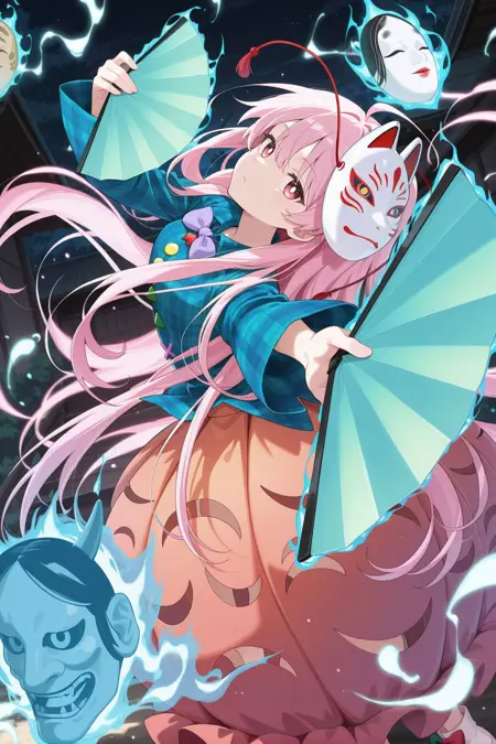 Hata no Kokoro (Touhou Project) - 秦こころ (東方)