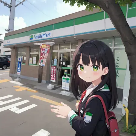 コンビニの外観F SD15