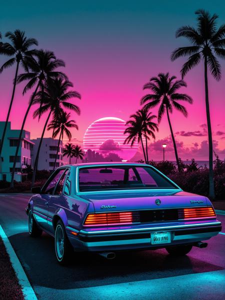 Synthwave - Vaporwave SDXL