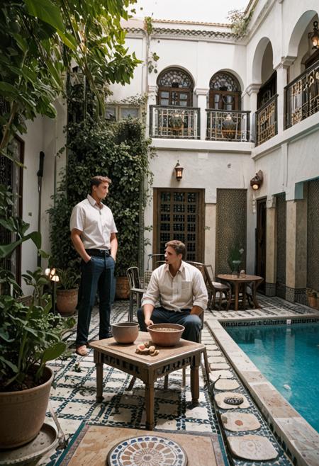 courtyard pool rooftop