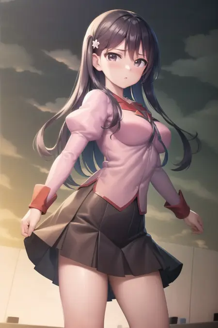 Naoetsu Private High School Uniform LoRA (Monogatari Franchise)