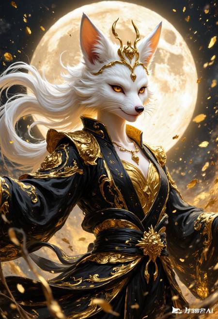 DT_Black-Gold Chinese Style Fantasy_Mythical Character Creation v1.0