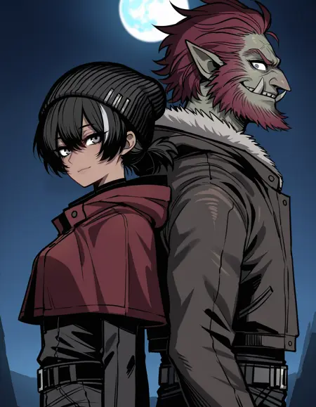 Good Ending Party + Sister / Characters and Style