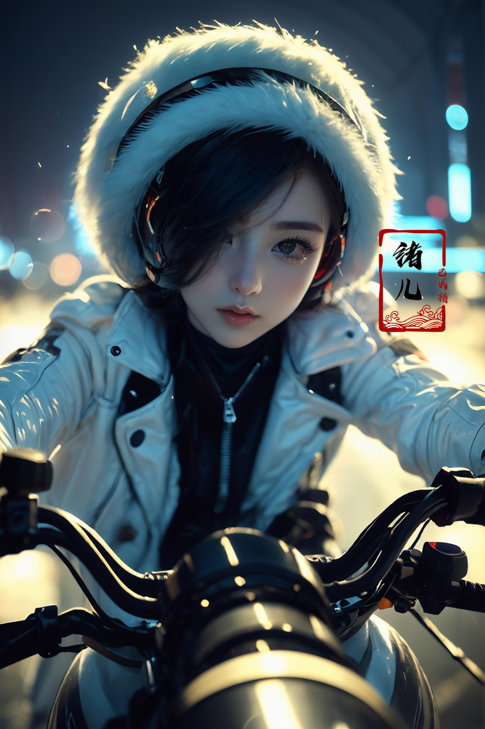 绪儿-摩托少女 xuer future motorcycle image by XRYCJ