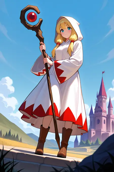 Final Fantasy White_mage(白魔導士)Costume Illustrious