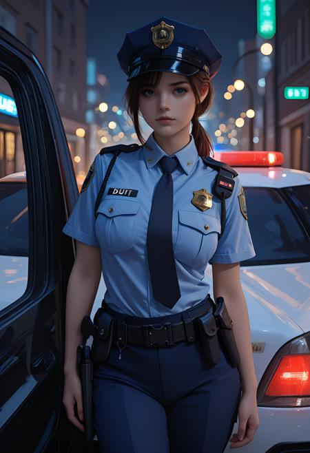 Police Officer Girl Realistic Wildcard Pack v1.0