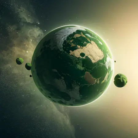 Table Rpg / Starfinder Maps - Planets {close view}