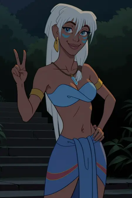 Princess Kida/Kidagakash Nedakh (Atlantis: The Lost Empire) (Pony Diffusion XL)