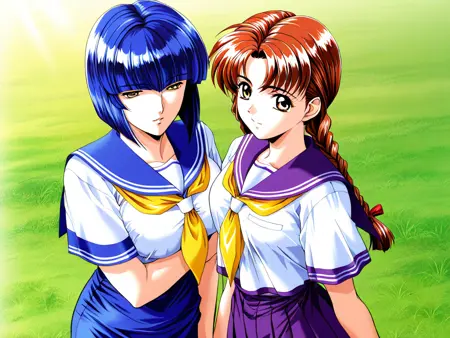 河原崎さちこ/朝倉みいな Kawarazaki_Sachiko/Asakura_Miina (kawarazakike no ichizoku) illustrious