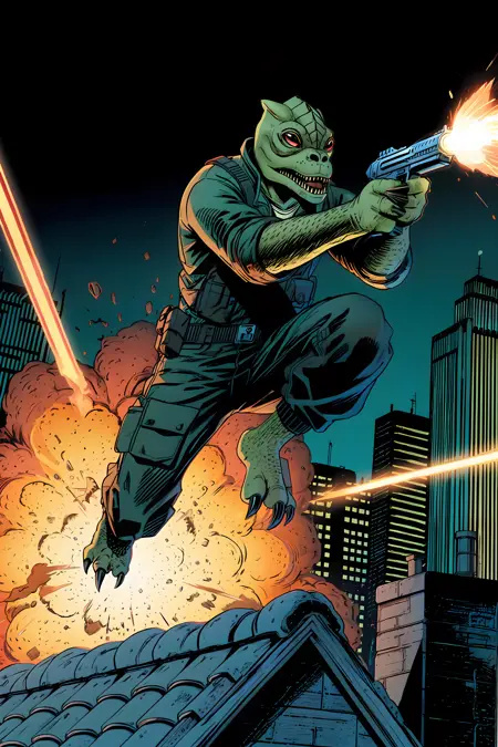 Star Wars Trandoshan species(Qwen)