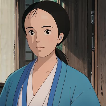 <lora:totoro001:0.7>,solo,
Yasuko,1woman,
black hair,
long hair,low ponytail,
black eyes,
kimono,haori,