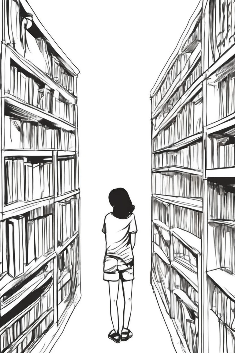 flvcil05_style__lora_style_05_line_art_l2-x_flvcil05_style_1_,_woman__standing,___lifeguard,_colossal,__Old_bookstore_and_shelve_20240531_162200_m.e6bb9ea85b_se.29_st.20_c.7_768x1152.webp